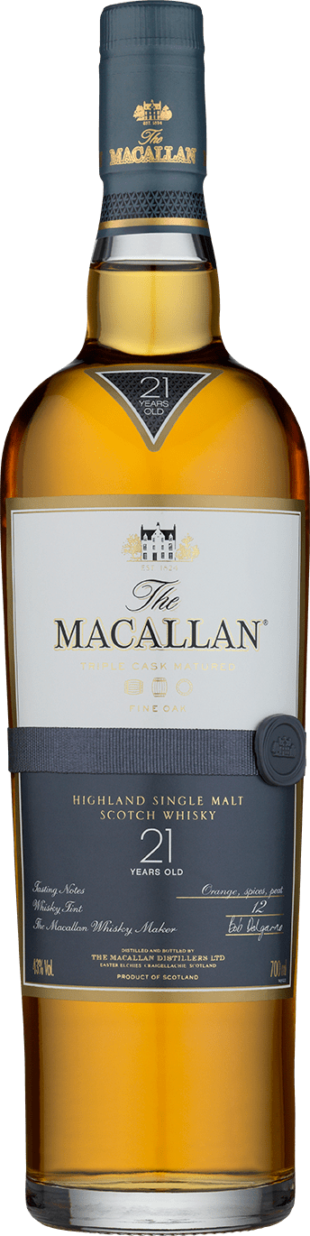 Macallan 21yr Fine Oak - Click Image to Close